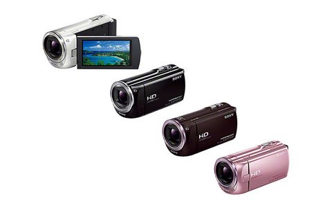 デジタルHDビデオカメラレコーダー HDR-CX390  ホワイト / ブラック / ブラウン / ピンク