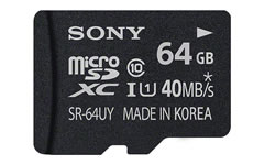 microSDHC/SDXC UHS-Iメモリーカード（Class10）　64GB