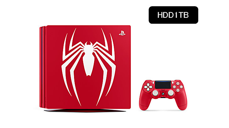 真っ赤な本体にマークが映える！PS4 Pro「Marvel’s Spider-Man Limited Edition」予約開始