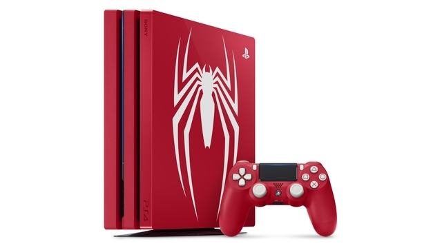 PlayStation4 Pro Marvel’s Spider-Man Limited Edition(縦置き)